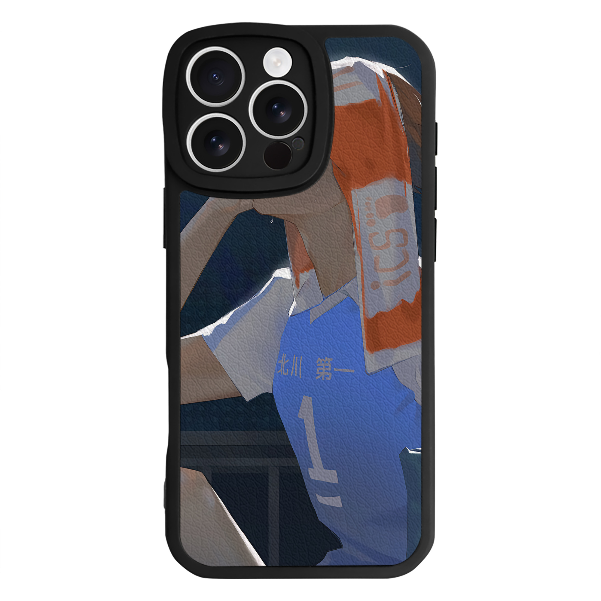 （画像用） ハイキュー!! Haikyu!! 【iPhone 16シリーズ対応】シリコンスマホケース（レザー調） 材質：シリコン